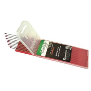 Eletrodo de Tungstênio 1,6mm 1/16"x150mm 2% Tório Carbografite