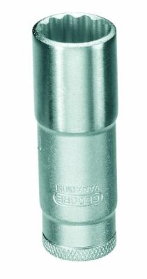 Soquete Estriado Longo 3/8' mm Gedore