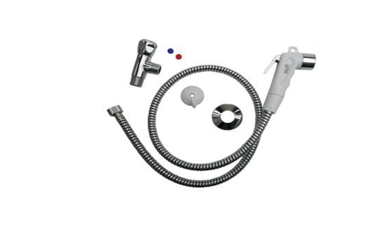 Ducha Flux Mangueira Higiênica Cromada Com Gatilho
