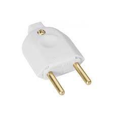 Plug Macho 2 Pinos Branco 20A/250V Tramontina
