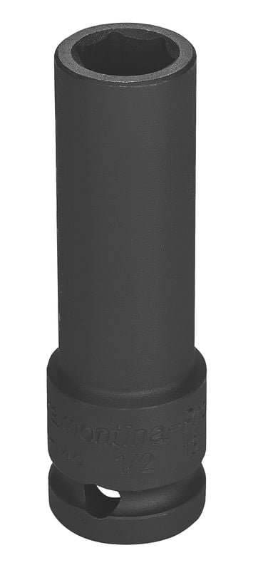 Soquete Impacto Sext. Longo Aco 17mm Encaixe ½" Tramontina