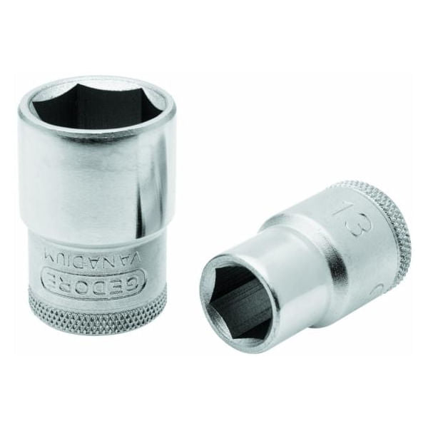 Soquete Sextavado 1/2" M 12mm 19 Gedore