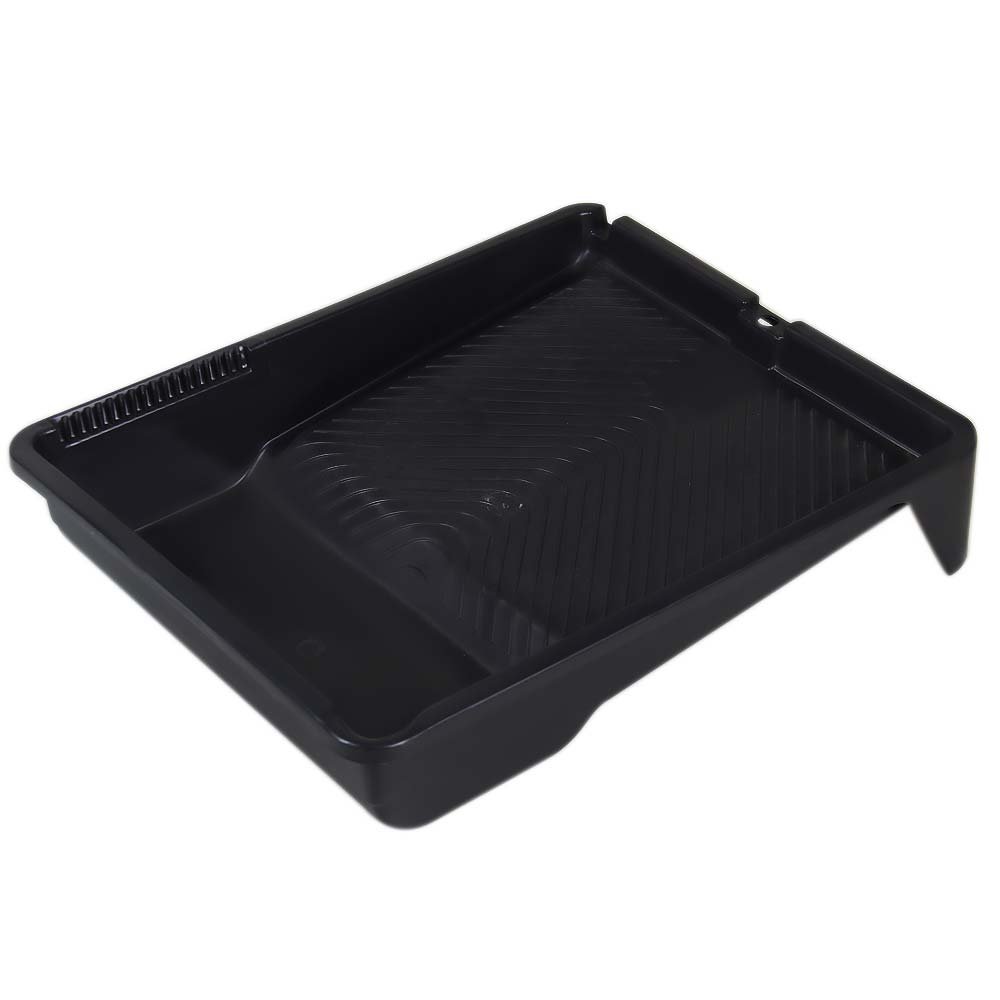 Bandeja Plastica Preta Para Pintura 23cm Atlas