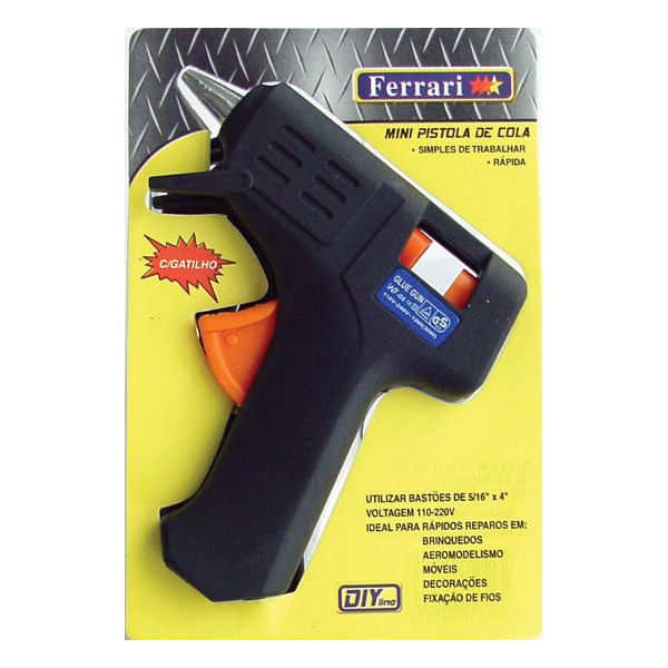 Pistola Aplicacao Cola Quente 15w Mpc Caracol