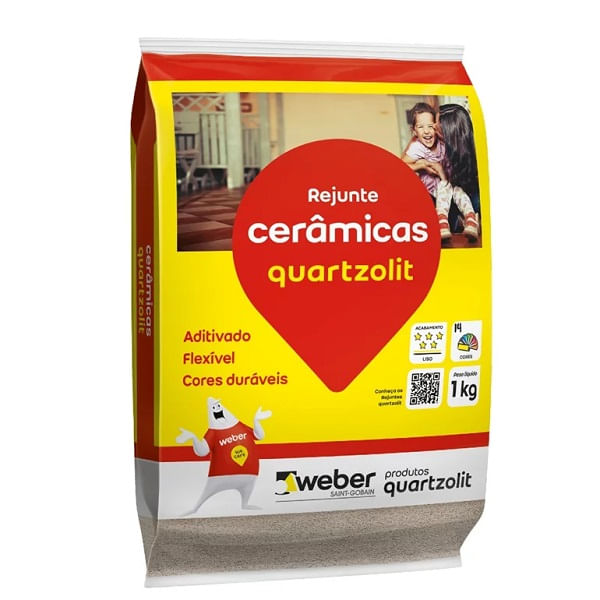Rejunte 01KG Cerâmica Bege Quartzolit