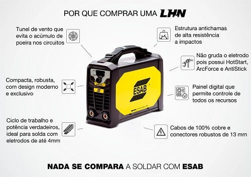 Máquina de Solda Esab 242I LNH Inversora  742528