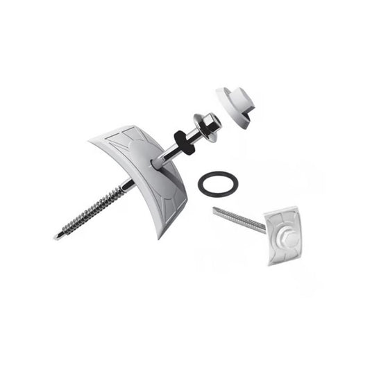 Kit Para Telha Pvc 2 Veda/Fixa Concreto Com 10UN Precon