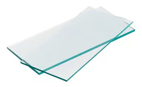Lente Retangular Incolor Para Máscara 51x108mm Carbografite