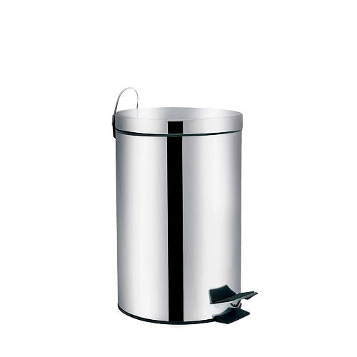 Lixeira 12L Inox Agata Mor