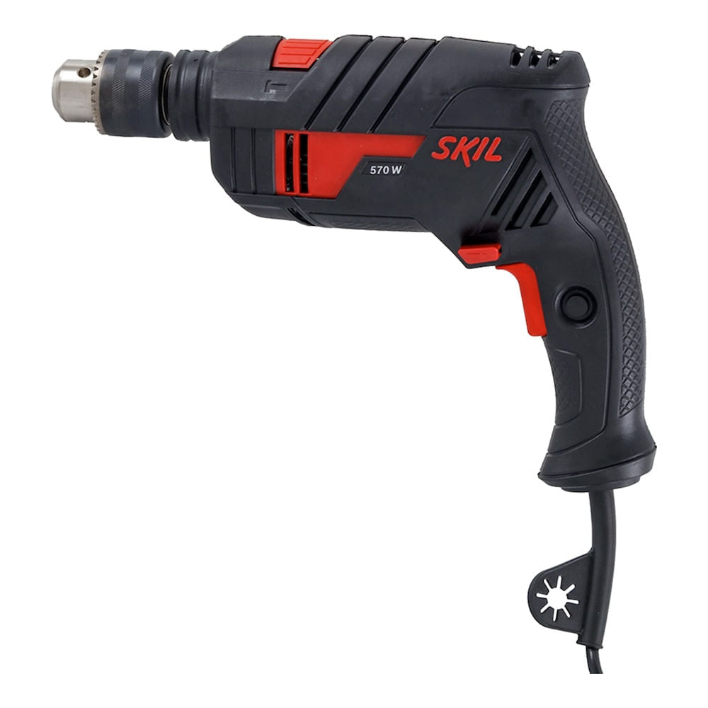 Furadeira de Impacto Skil 6555 1/2" 570W  Com 23 Acessorios