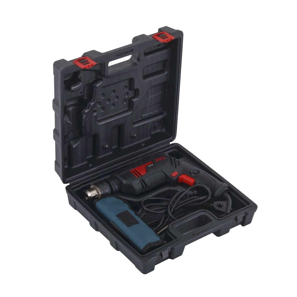 Furadeira de Impacto Skil 6555 1/2" 570W  Com 23 Acessorios