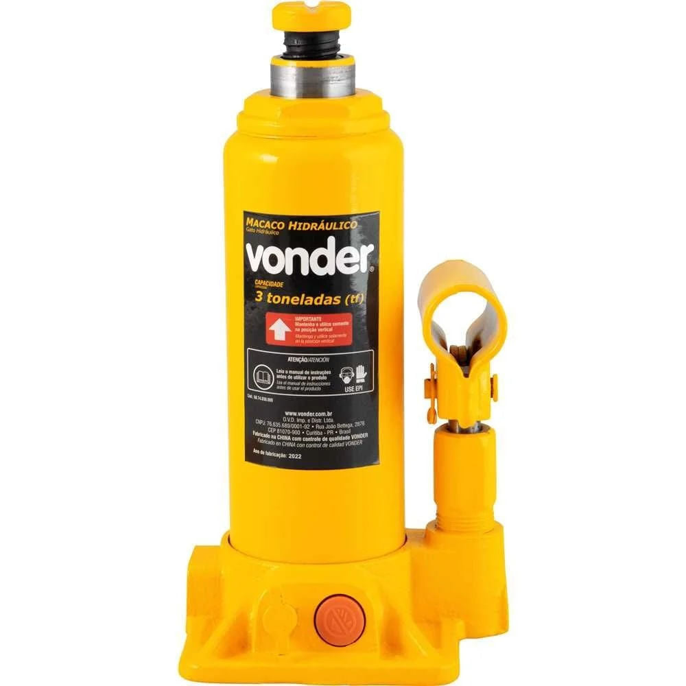 Macaco Garrafa Hidráulico 02,0 TON Vonder
