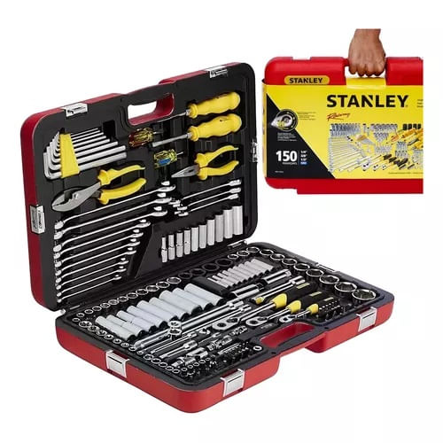 Jogo de Soquete Stanley 032 C/150Peças Mecanico Pro R99-150la
