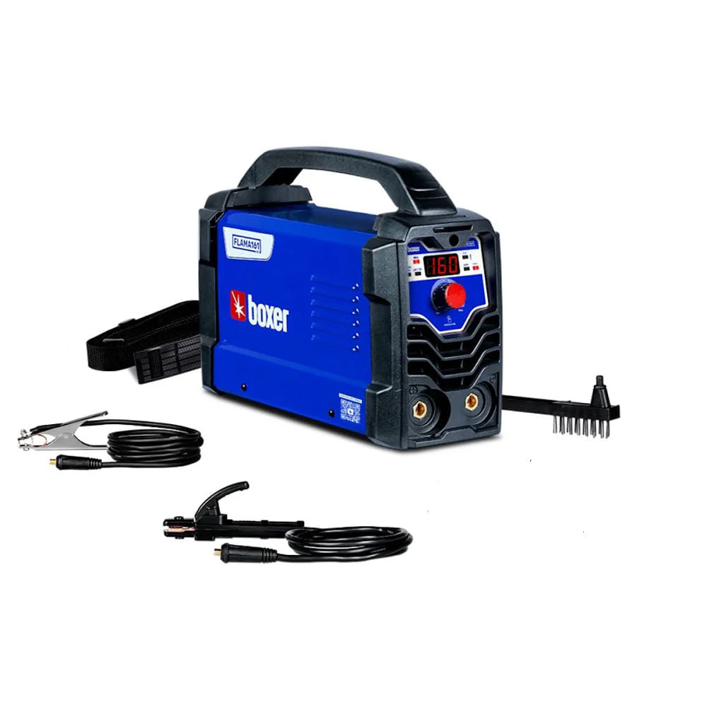 Máquina Solda 160A Inversor Flama 161BV 220V Boxer