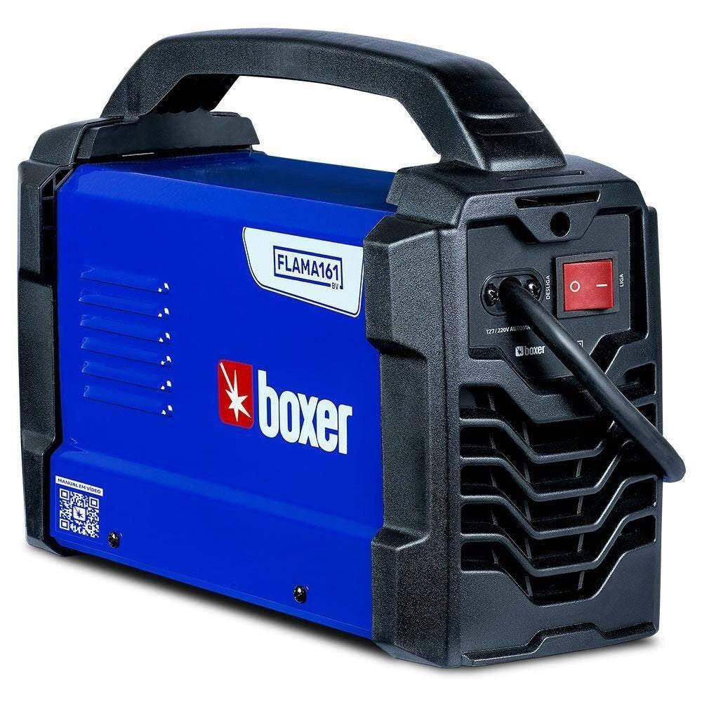 Máquina Solda 160A Inversor Flama 161BV 220V Boxer