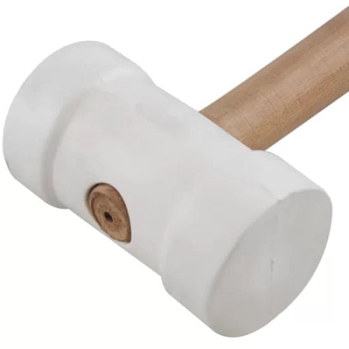 Martelo De Borracha 60mm Para Azulejista Branco Vonder