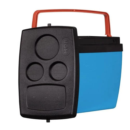 Caixa Termica Mor 34L Azul Com Laranja  25108244