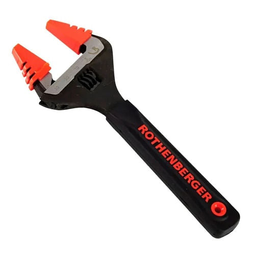 Chave Ajustável 10'' 250MM Larga Emborrachada Rothenberger