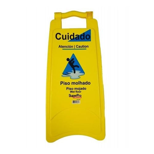 Placa Sinal Cavalete (PISO MOLHADO) Superpro