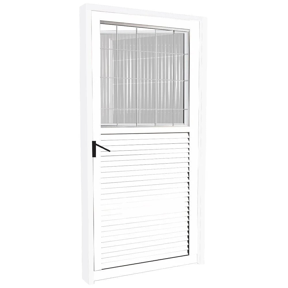 Porta Aluminio Giro Post VD Liso L/D 0,80X2,10 QUALITY