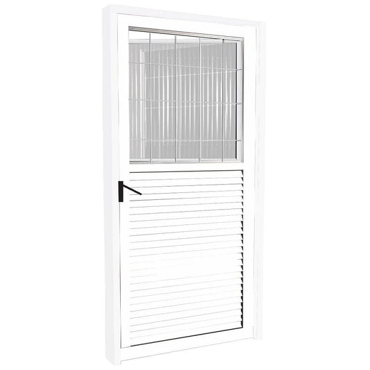 Porta Aluminio Giro Post VD Liso L/D 0,80X2,10 QUALITY