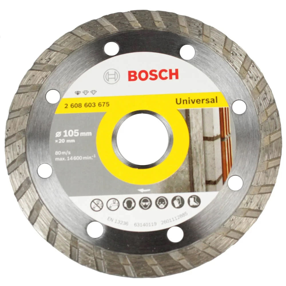 Disco Diamantado 105mm Turbo Bosch