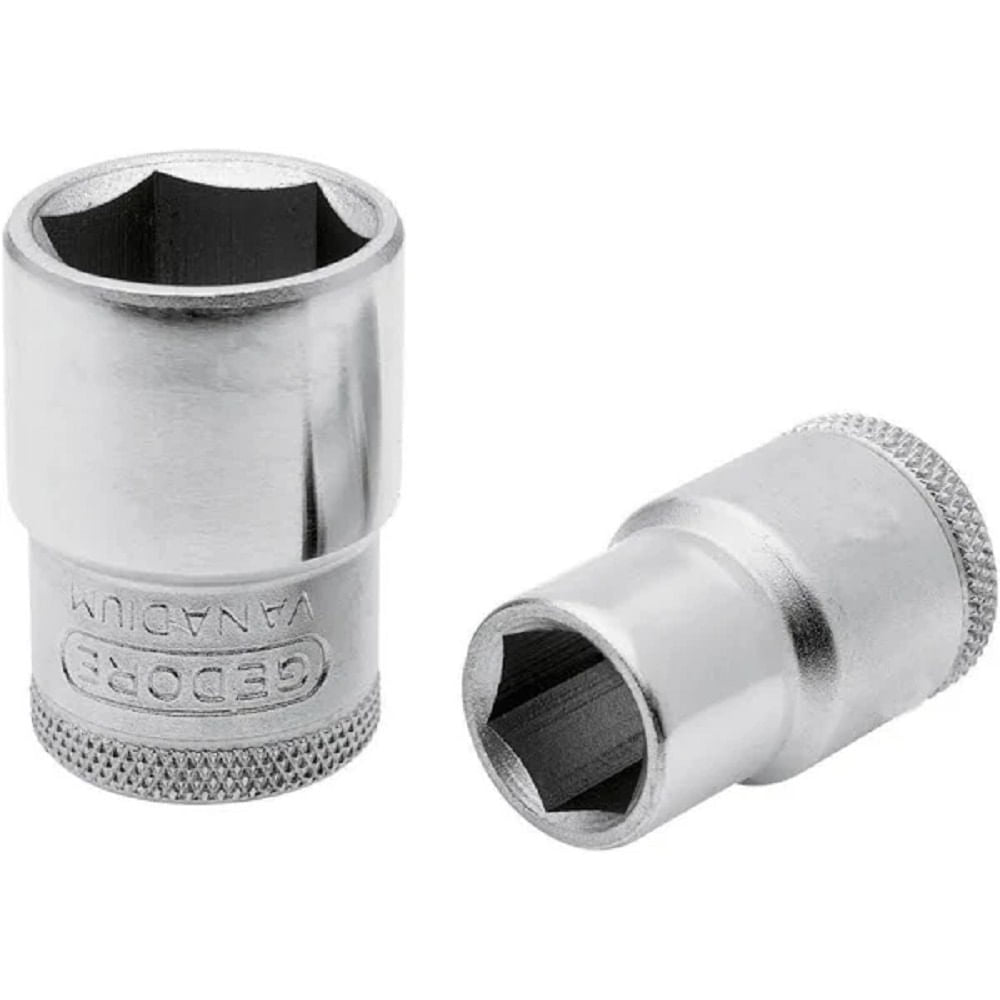 Soquete Sextavado 1/2" M 08mm 19 Gedore