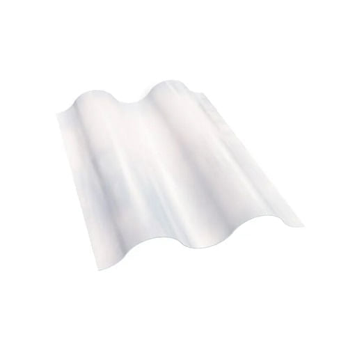 Telha PP Pequena 02 Ondas Translucido PF177 Granplast