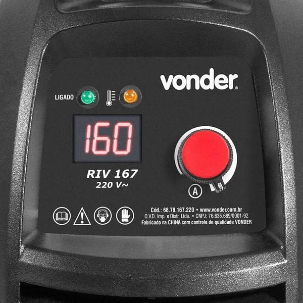 Máquina de Solda Vonder Inversora RIV167