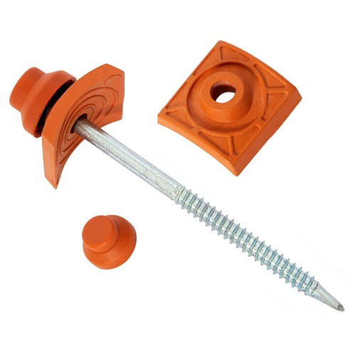 Kit de Fixação Com Prego+Anilha Colonial TerraCota