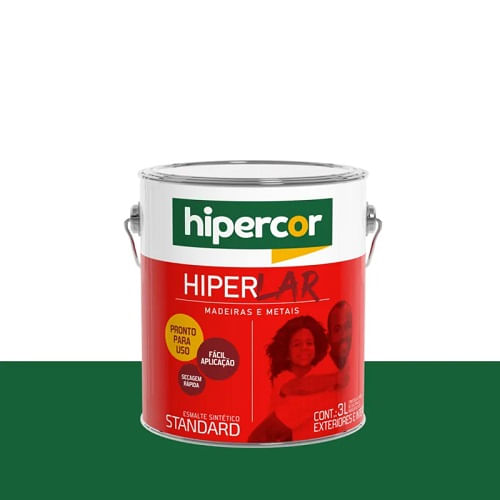 Tinta Esmalte Hiperlar 3,0L Verde Folha Hipercor