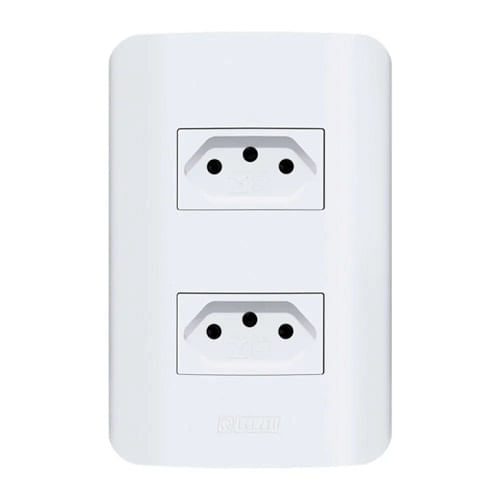 Tomada 2P+T Canoa 2-TOM 20A 250V Romazi