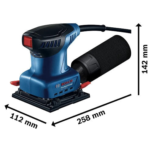 Lixadeira Elétrica Bosch Orbital 220W GSS140-A Com Coletor de Pó