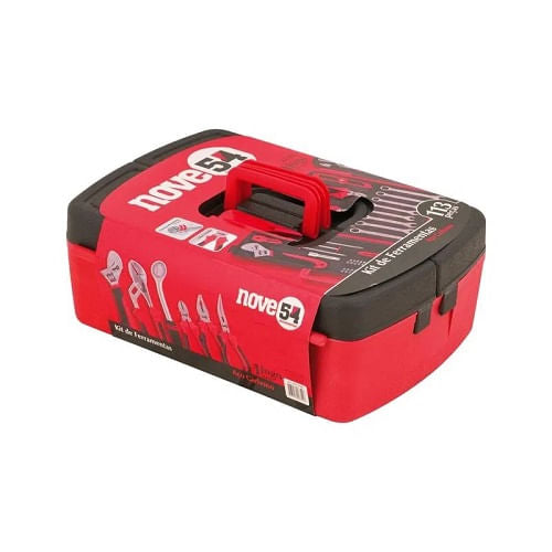 Kit de Ferramentas Manuais Com 113 Pecas Kf001 Nove54