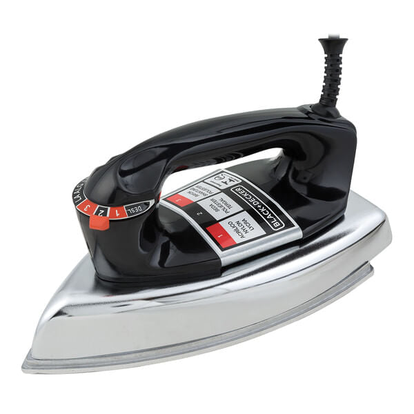 Ferro á Seco Alumínio Cromado 220V 1000 WATTS Black Decker