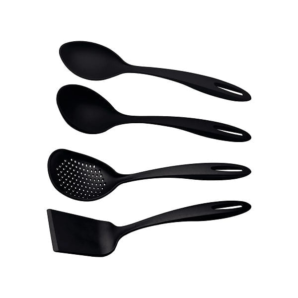 Utensilio Nylon Tramontina  Ablity 4 peças Preto