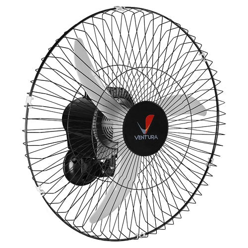 Ventilador Parede 60CM Venti-Delta Preto/Bi-Volt