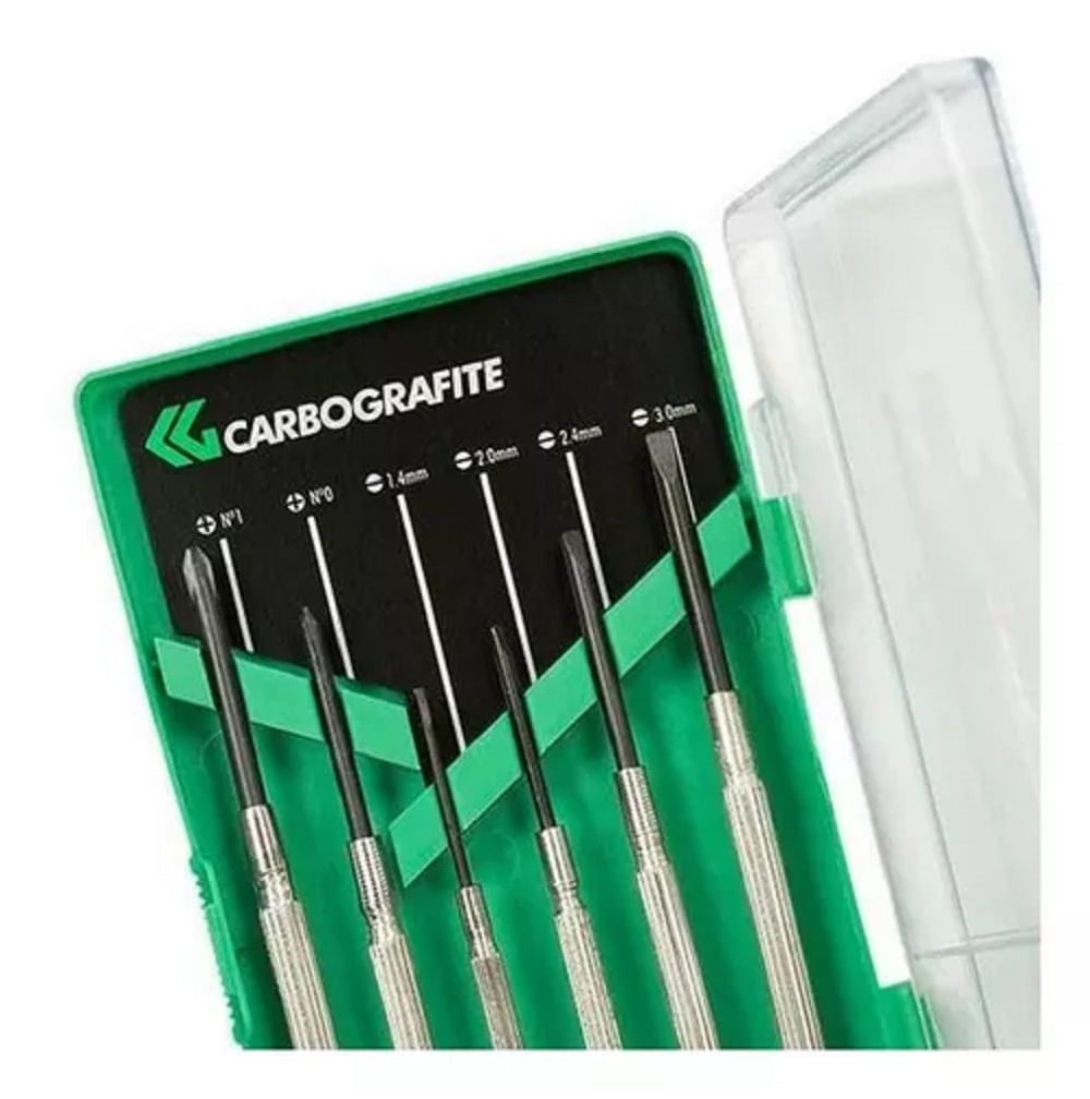 Chave Para Relojoeiro Jogo 6 Pçs Ph Carbografite