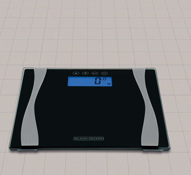 Balança  Digital Para Banheiro 180KG Black Decker BK60-BR