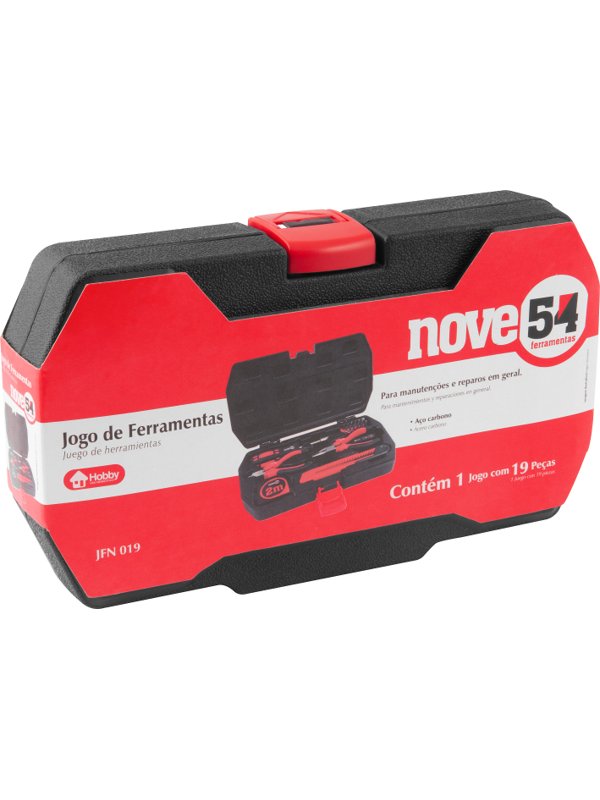 Jogo de Ferramentas Nove54 19 Peças JFN019