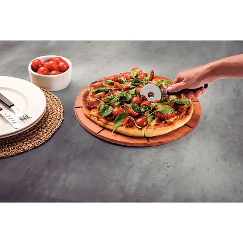 Cortador Para Pizza Inox Tramontina Com cabo Preto
