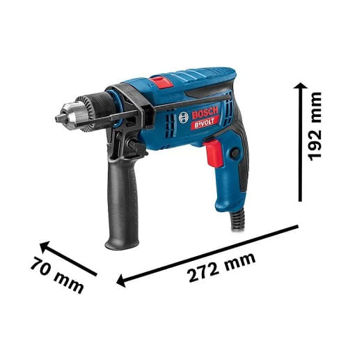 Furadeira  Elétrica Bosch 13MM 1/2 GSB13-RE 750W Bivolt