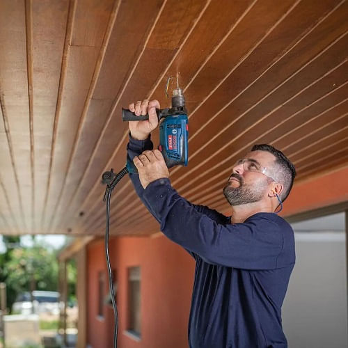 Furadeira  Elétrica Bosch 13MM 1/2 GSB13-RE 750W Bivolt