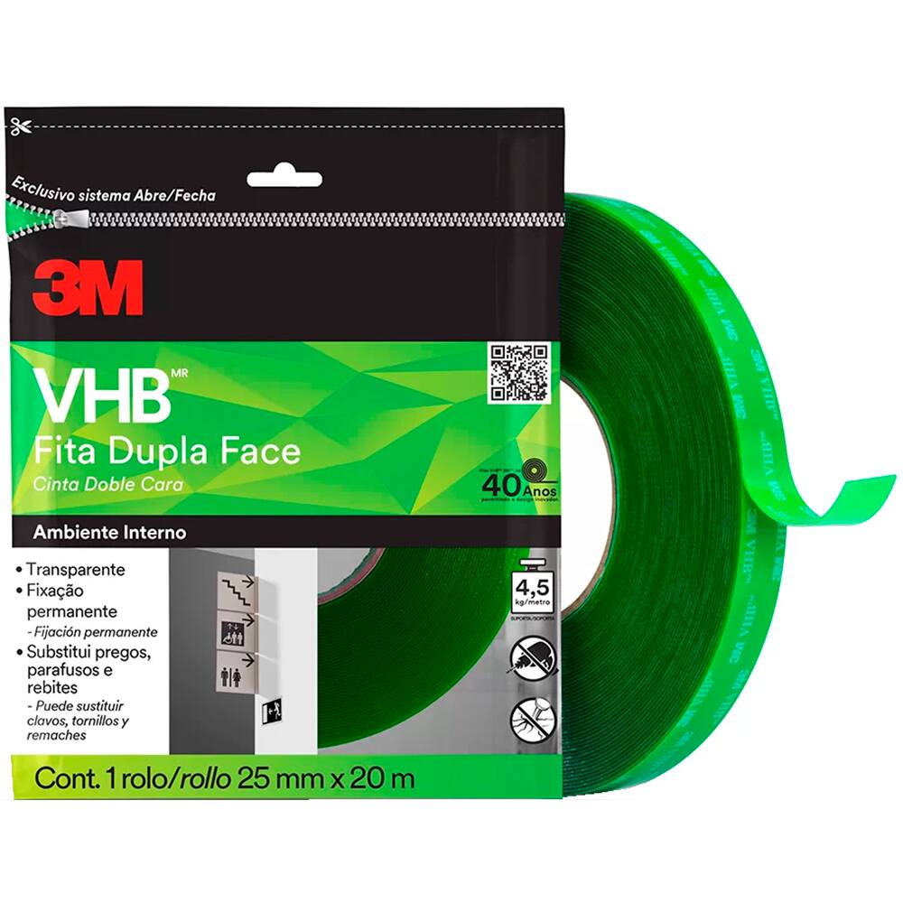 Fita Dupla Face de Adesivo Transferível VHB™ 3M™